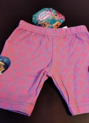 Стильные и модные розовые малиновые шорты "Twinsies" для девоч...