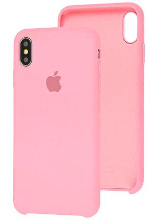 Силіконовий чохол Apple Silicone Case iPhone X-Xs Light Pink