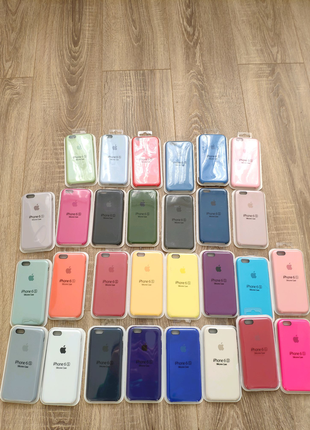 Чохли Silicone case for iPhone X, 6/6S ,,6+/6S+ ,7/8,7/8Plus ,