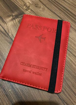 Обложка на паспорт чехол кошелек travel wallet кардхолдер