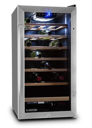 Холодильник для вина Vivo Vino 26 Срібло, 88 л, 26, винний хол...