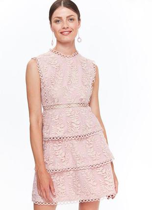 Шикарное платье нежно-розового цвета от top secret