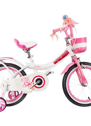 Велосипед RoyalBaby JENNY GIRLS 18", OFFICIAL UA, белый