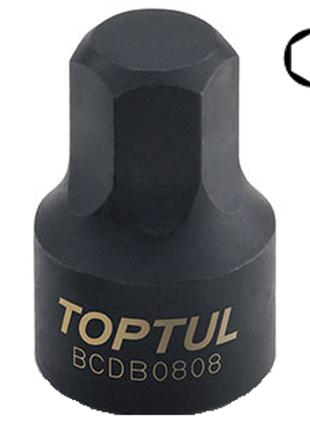 Головка-бита 1/4" HEX TOPTUL 6мм (цельная) BCDB0806