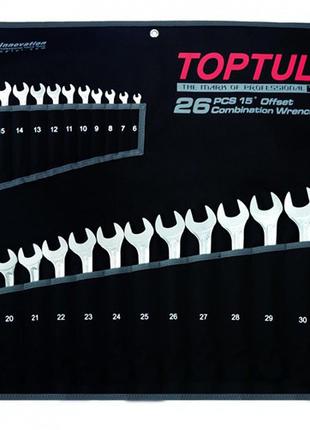 Набор ключей комбинированных 26 шт 6-32 мм TOPTUL Super-Torque...