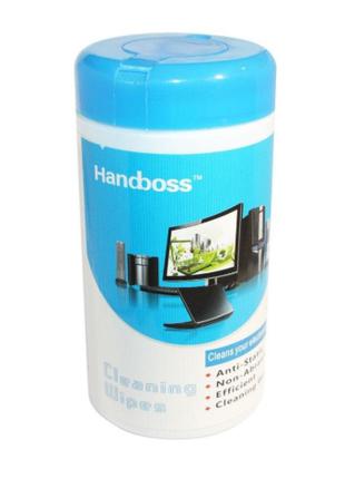 Серветки чистячі Handboss для оргтехніки туба