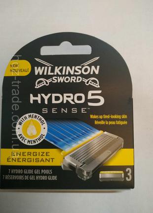 Сменные кассеты Schick Wilkinson Sword Hydro 5 - 3шт.