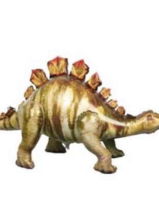 Кулька фольгована стоячка Стегозавр 125*80см 836605 ТМ PELICAN