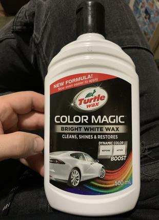 Поліроль TURTLE WAX Color Magic білий 52712/FG8314 500мл