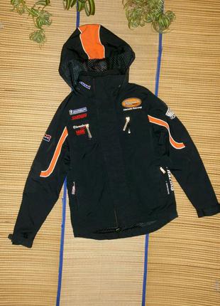 Куртка ветровка на мальчика 7-9лет hondaracing