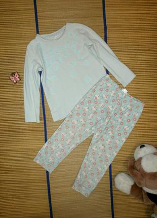 Пижама хлопковая для девочки 3-4года