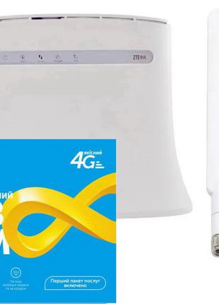4G Wi-Fi роутер ZTE MF283U (Original BOX) + комплект антенн 5 ...