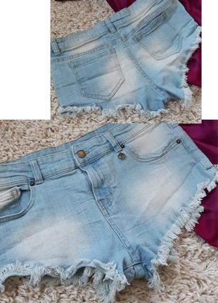 Короткие джинсовые шорты/бахрома, doutzens stories,  p. m