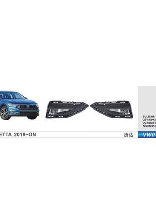 Фары доп.модель VW Jetta 2018-/VW-0189/H11-12V55W/эл.проводка ...
