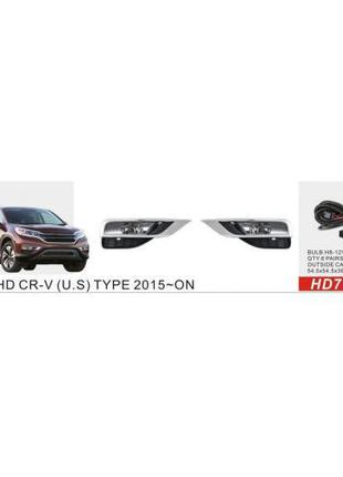 Фары доп.модель Honda CR-V/2015-16/HD-796/H8-12V35W/эл.проводк...