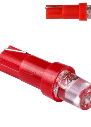 Лампа PULSO/габаритная/LED T5/1SMD-3030/12v/0.5w/3lm Red (LP-1...