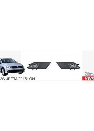 Фары доп.модель VW Jetta 2014-18/VW-889/H8-12V35W/эл.проводка ...