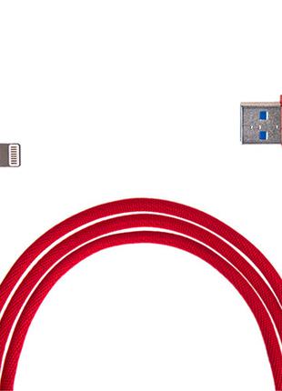 Кабель USB - Apple (Red) 90° ((100) Rd 90°)