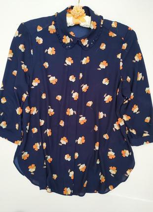 Блуза в цветочный принт*блузка*блуза* скидка 10%