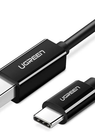 Кабель Ugreen USB type С 2.0 - USB type B для принтеров, скане...