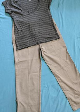 Комплект: брюки челси+футболка! р.12(46-48)!!