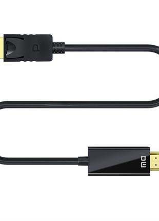 HDMI кабель DM CHB038 1.8M HDMI+DisplayPort Черный