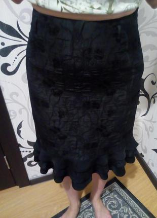 Жіноча чорна юбка fular 38 розмір #розвантажуюсь