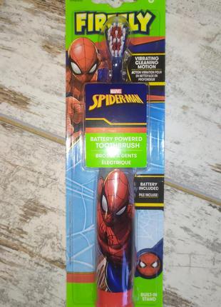 Электрическая зубная щётка spider man человек паук