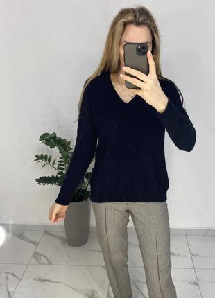 Кашемірової чорний светр, джемпер кашемірової