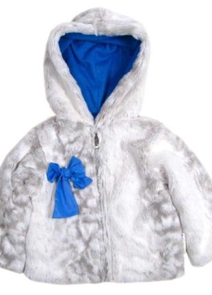 Хутряна куртка осіння шуба wojcik на дівчинку на ріст 80 см
