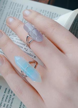Волшебное кольцо лунный камень кристал