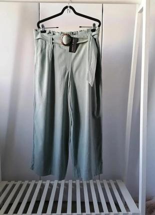 Новые брюки new look, р. 16,made in shrilanka, 22% лен, 72% ви...