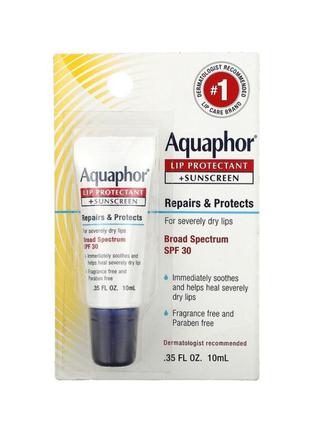 Aquaphor средство для защиты губ и солнцезащитное средство, ши...