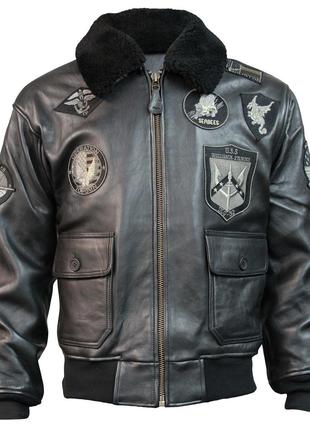 Оригинальная кожаная куртка Top Gun Signature Series Jacket