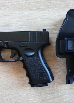 Потужний страйкбольний пістолет Glock 19, метал, Galaxy G.15 с...