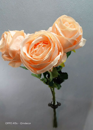 Розы искусственные пионовидные поштучно премиум красивые