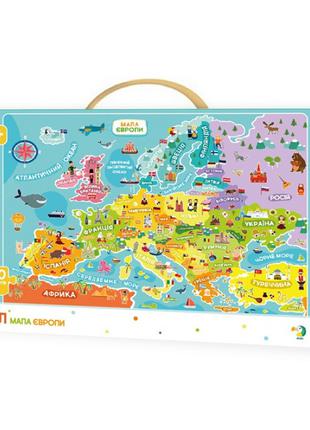 Пазлы Додо Карта Европы: 100 деталей