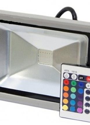 Светодиодный прожектор цветной RGB 20Вт IP65 Lemanso LMP9-21 с...