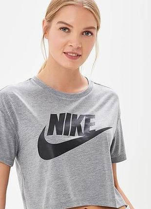 Футболка nike essential cropped оригинал