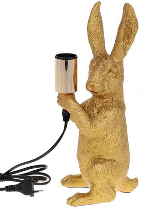 Лампа настольная 36см с декоративным основанием Кролик, цвет -...