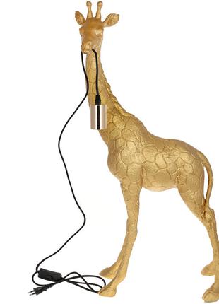 Лампа Жираф 80см. цвет - золотой