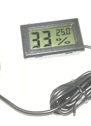 Гигрометр термометр влагомер LCD цифровой с выносным датчиком