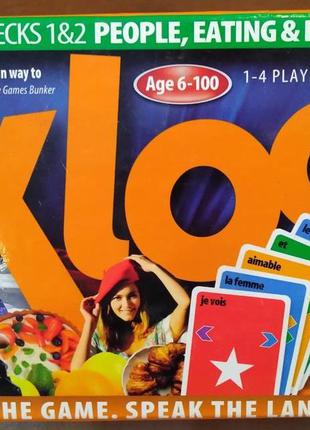 Обучающий набор карточных игр KLOO's Learn to Speak French Langua
