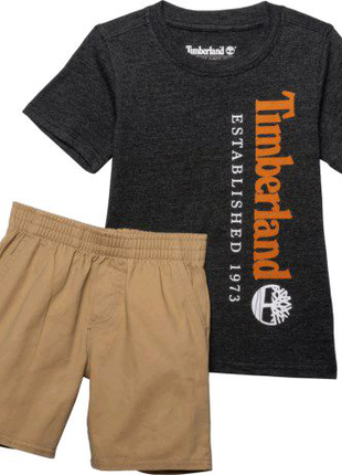 Комплект из футболки и шорт Timberland  (размер 12М)