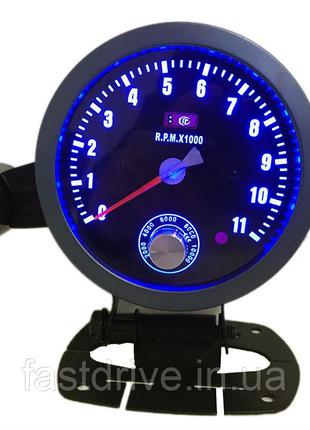 Тахометр Ket Gauge 7315 Blue Led 95 мм з відсічкою