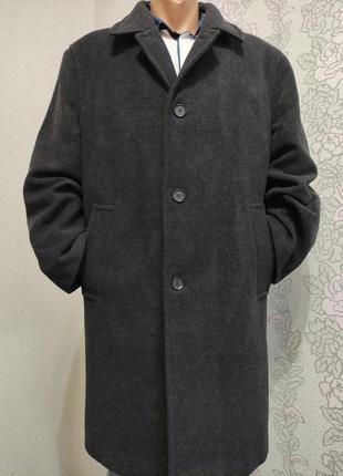 Mc neal класичне чоловіче пальто шерсть сіре.