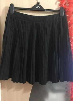 Шикарная черная юбка h&m