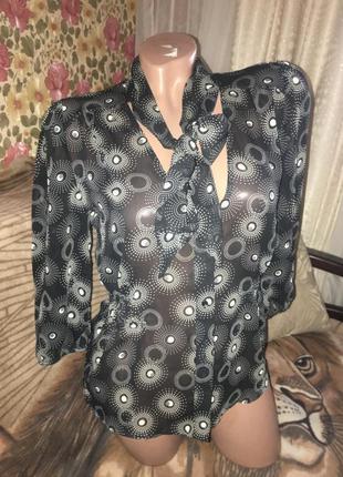 Очень красивая шифоновая блуза mexx