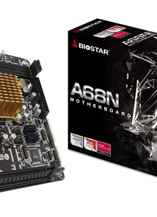 Материнська плата Biostar A68N-2100K CPU AMD E1-6010 mITX