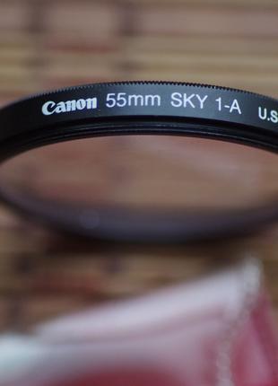 светофильтр Canon Sky 1-A 55mm . USA